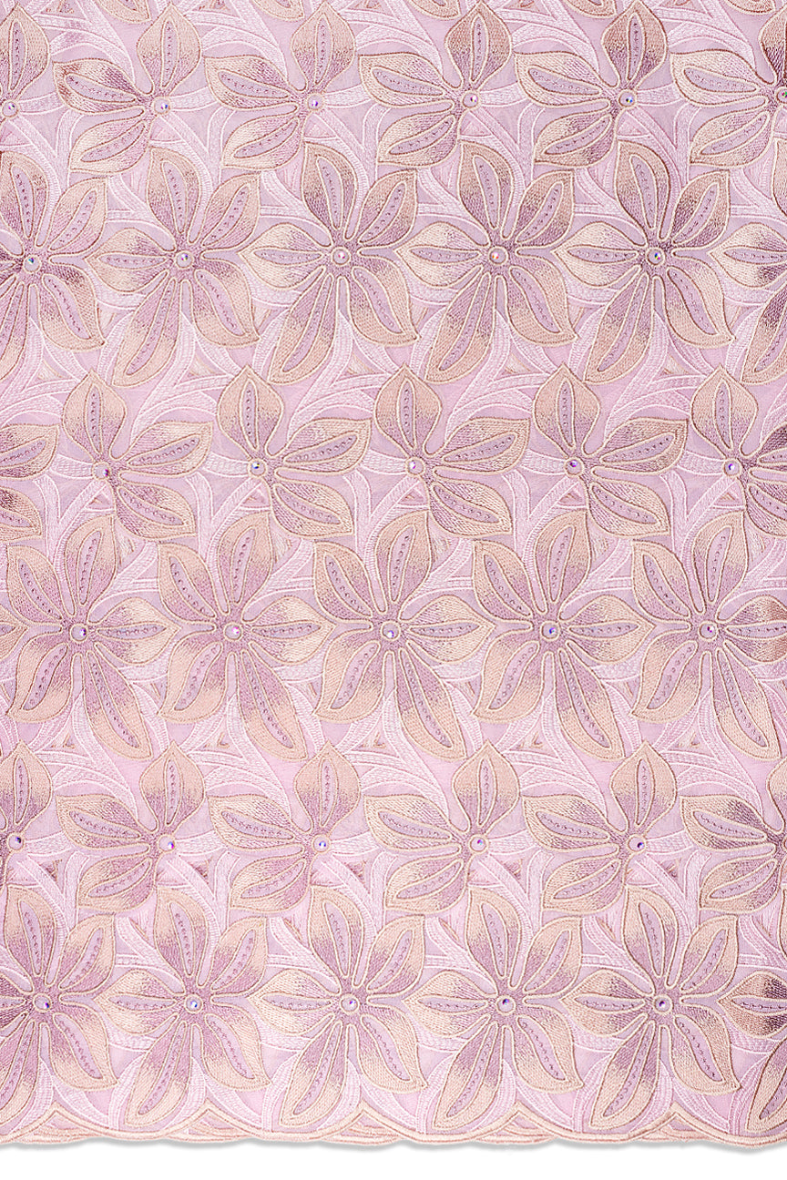 PSL083-PNK - Double Organza Handcut Lace - Pink