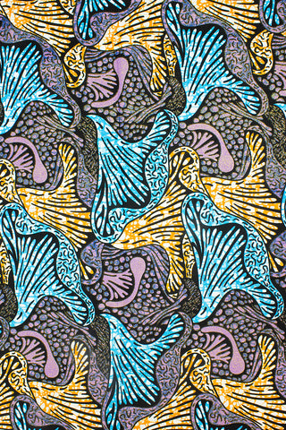 QWG040 - Top Quality Glitter Wax Print