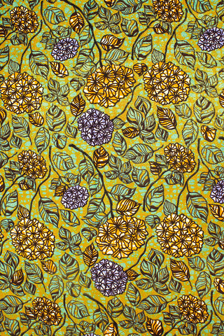 QWG043 - Top Quality Glitter Wax Print