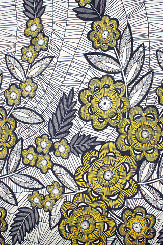 QWG046 - Top Quality Gold Wax Print