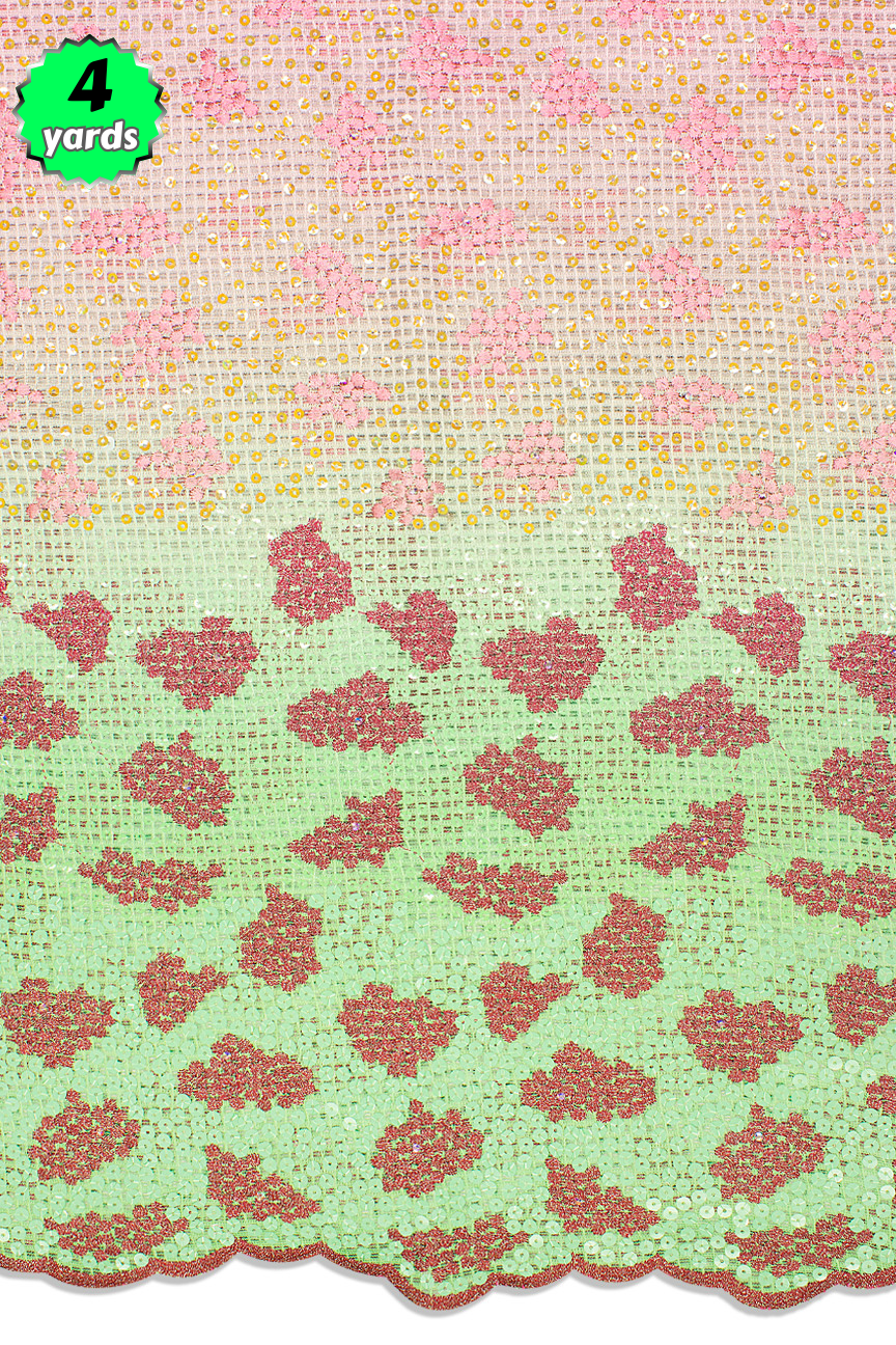 RMT319 - Big Sequined Lace (4 yards)