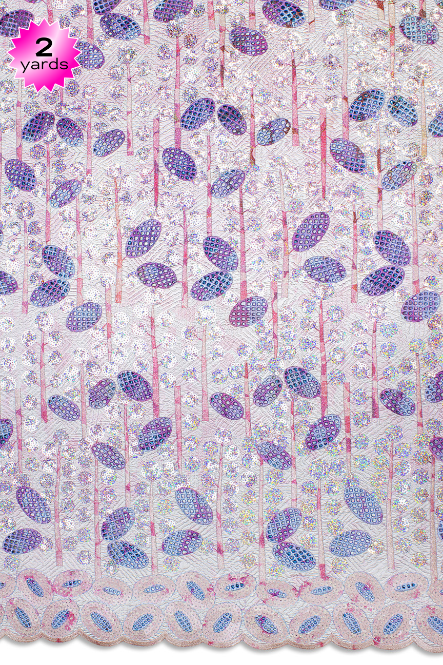 RMT412 - Big Sequined Lace (2 yards)