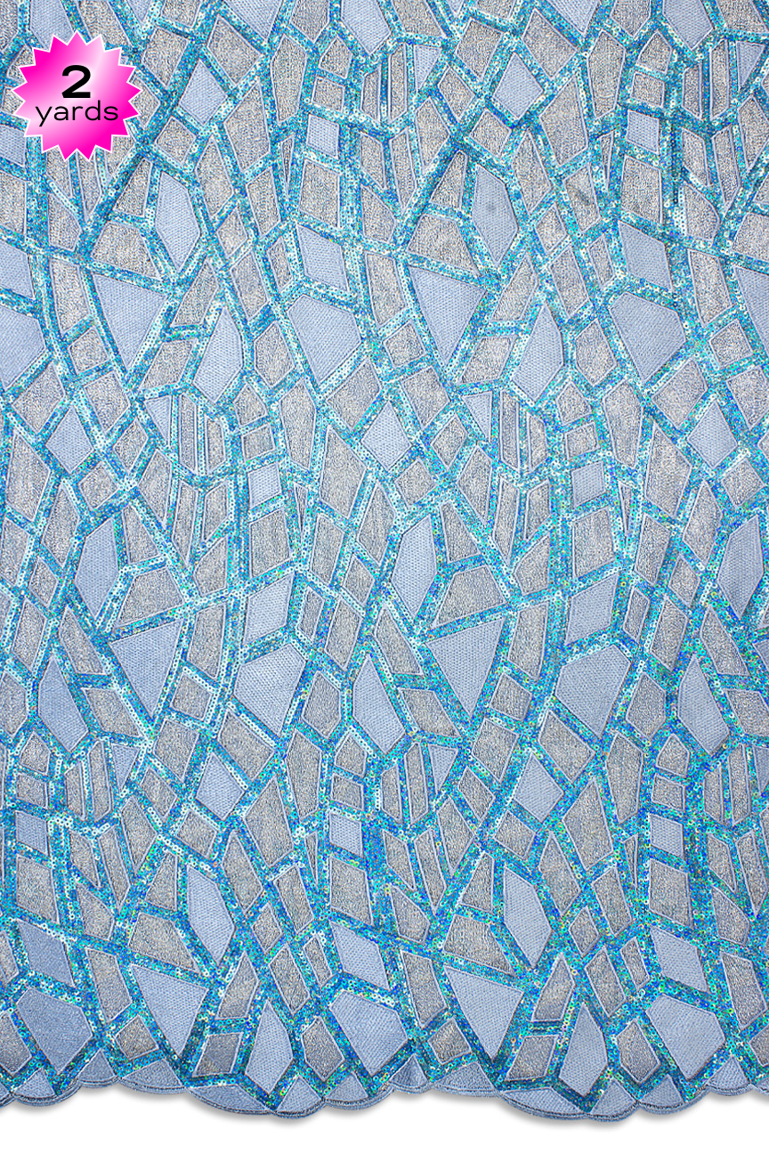 RMT429 - Big Sequined Lace (2 yards)