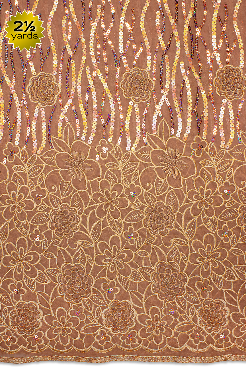 RMT431 - Big Sequined Lace (2½ yards)