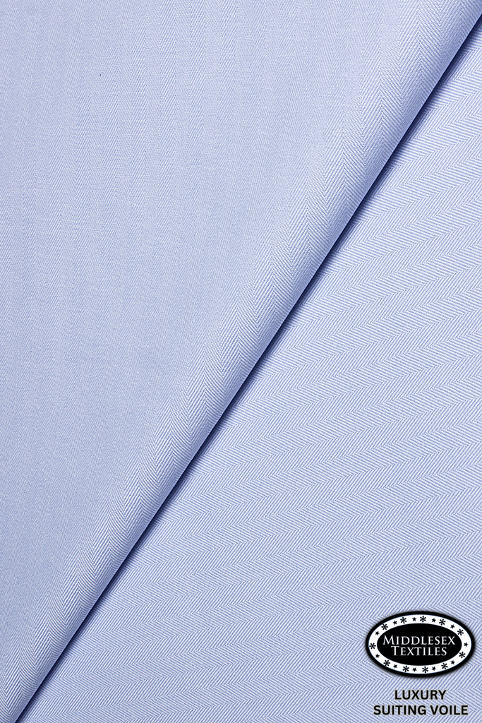 STV050-LBL - Middlesex Luxury Suiting Voile - Light Blue (5 yards)