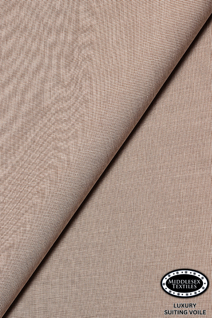 STV056-BGE - Middlesex Luxury Suiting Voile - Beige (5 yards)