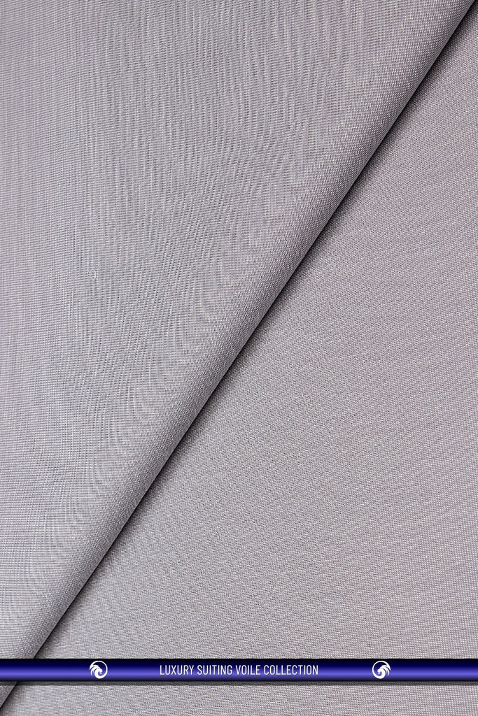 STV063-ASH - Luxury Suiting Voile - Ash Grey (5 yards)