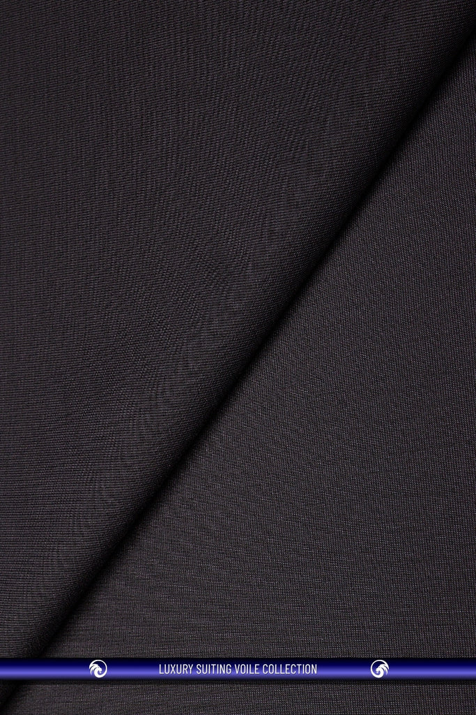 STV063-DGY - Luxury Suiting Voile - Dark Grey (5 yards)