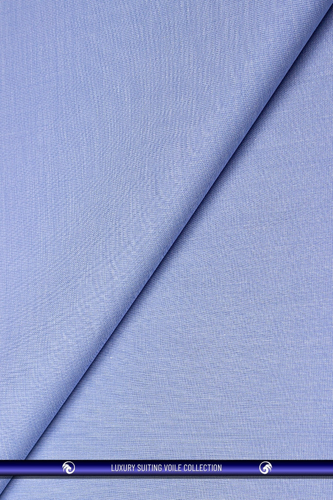 STV063-LBL - Luxury Suiting Voile - Light Blue (5 yards)