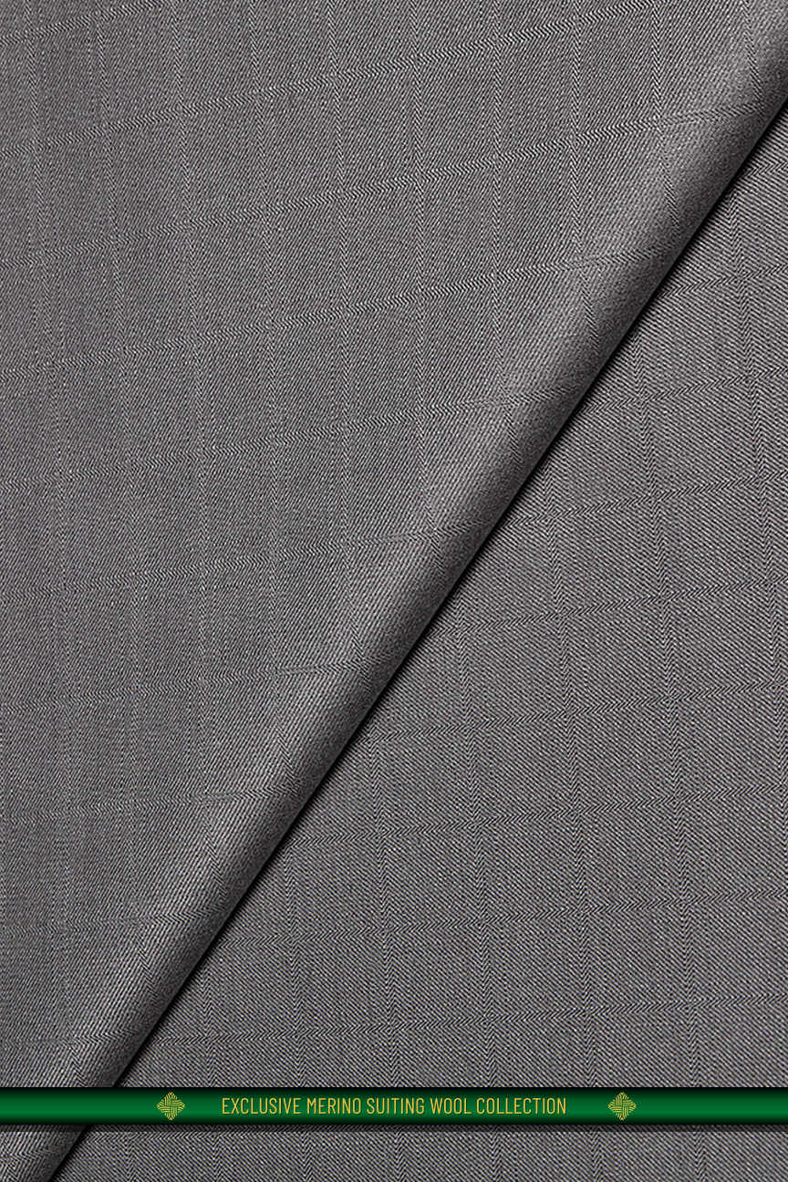 SWL001-ASH - Light Suiting Wool - Ash Grey (5 yards)