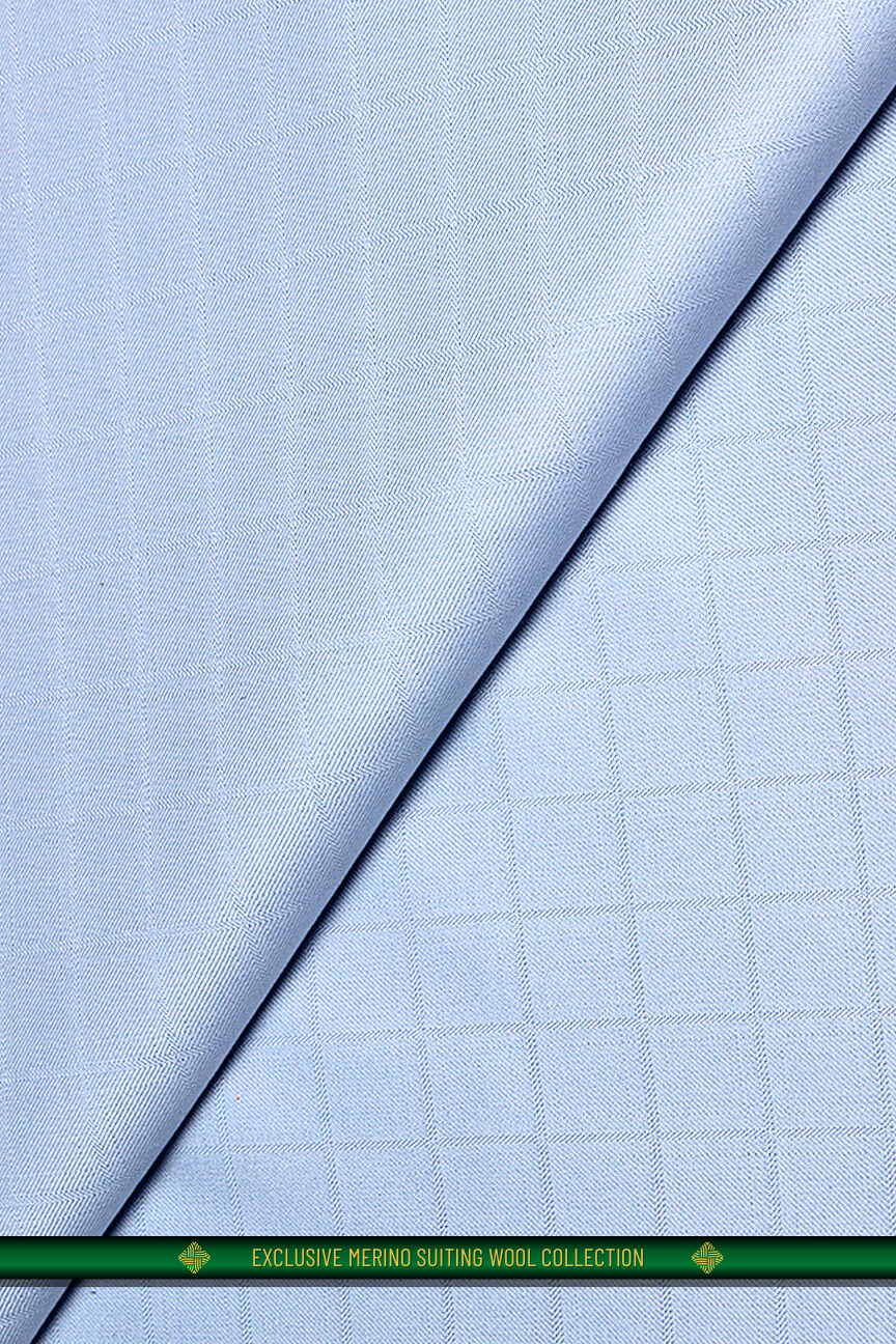 SWL001-BLU - Light Suiting Wool - Pale Blue