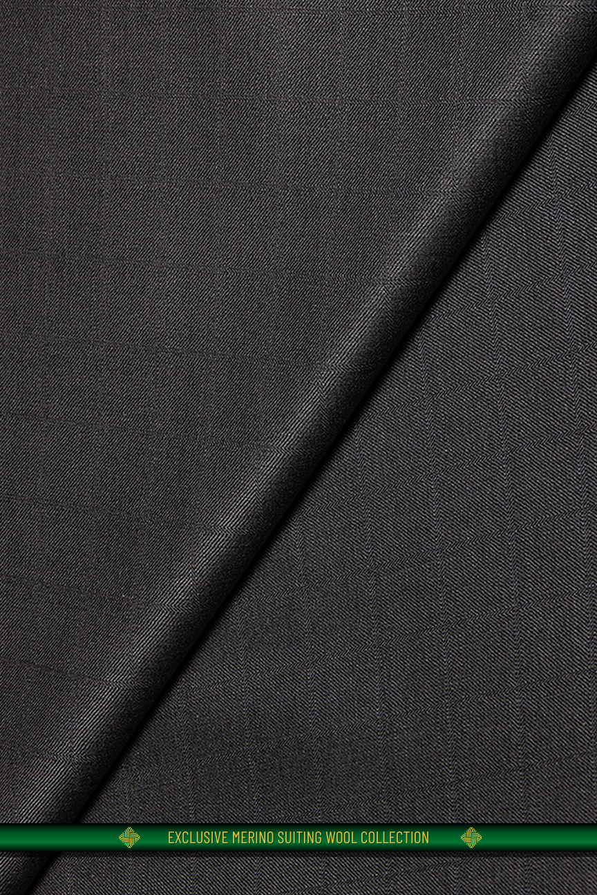 SWL001-CGY - Light Suiting Wool - Charcoal Grey