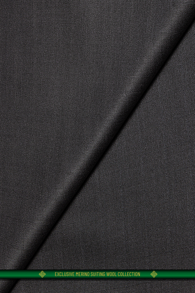 SWL001-CGY - Light Suiting Wool - Charcoal Grey