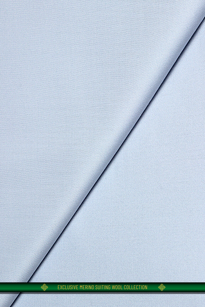 SWL002-BLU - Light Suiting Wool - Pale Blue