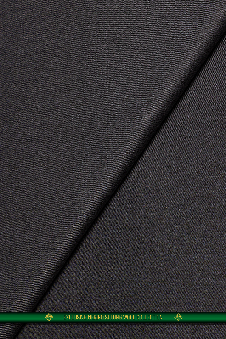 SWL002-CGY - Light Suiting Wool - Charcoal Grey
