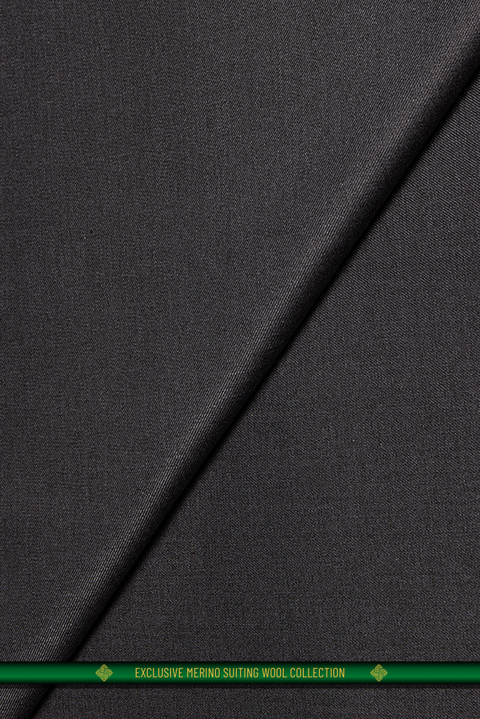 SWL002-CGY - Light Suiting Wool - Charcoal Grey
