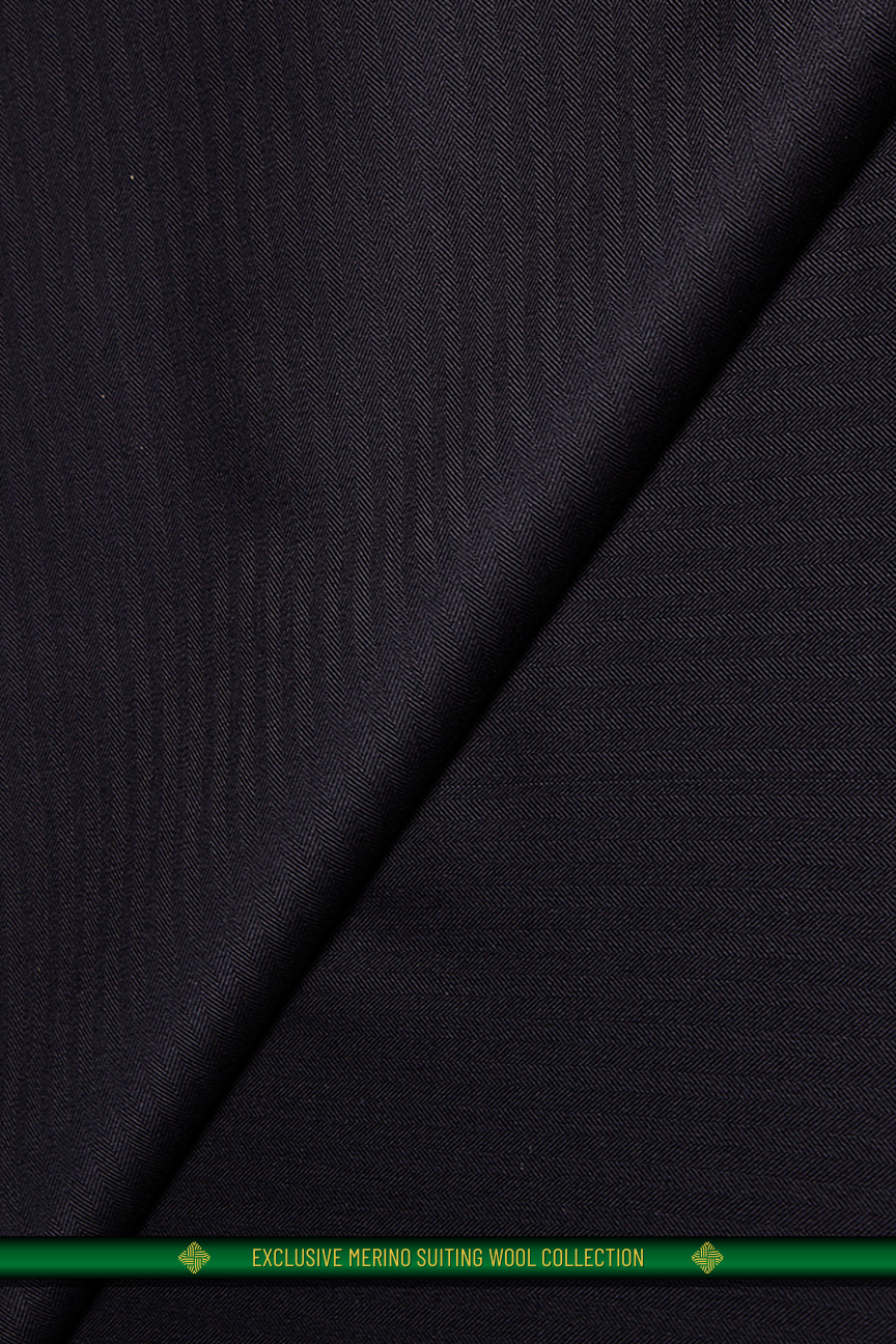 SWL003-BLK - Light Suiting Wool - Black