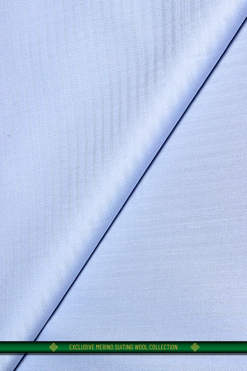 SWL003-BLU - Light Suiting Wool - Pale Blue
