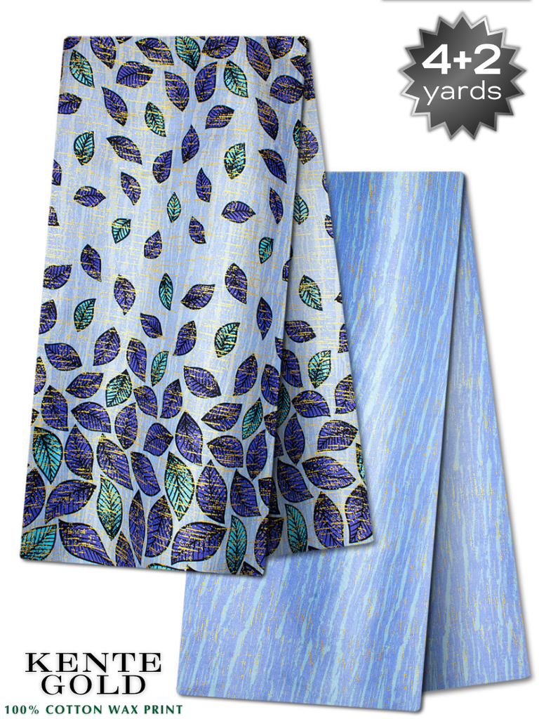 TPG028 - Kenté Gold Wax Print (4+2 yards)