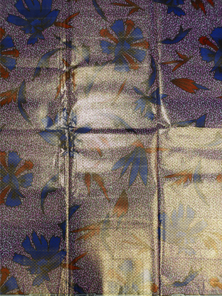 ULG005 - Unique Lurex Gold Wax Print