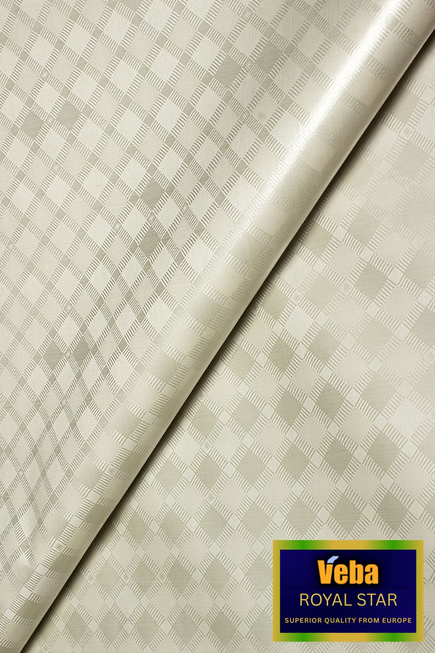 VBB253-PGN - VEBA 'Royal Star' Bazin Brocade (5 yards) - Pastel Green
