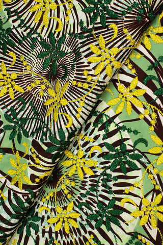 VLL168 - Exclusive Vlisco Holland Wax Embroidered Lace