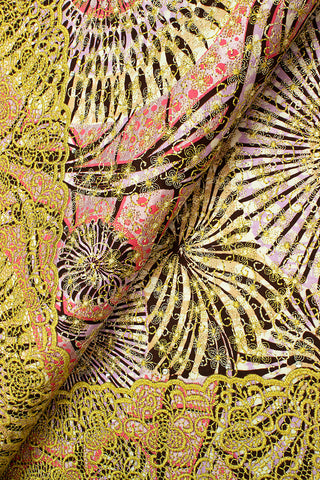 VLL171 - Exclusive Vlisco Holland Wax Embroidered Lace