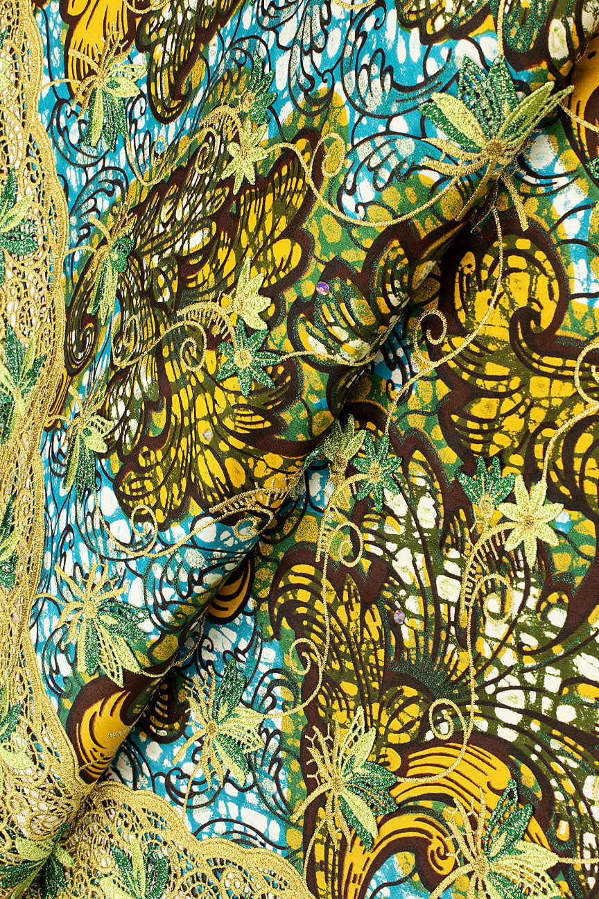 VLL189 - Exclusive Vlisco Grand Super Embroidered Lace