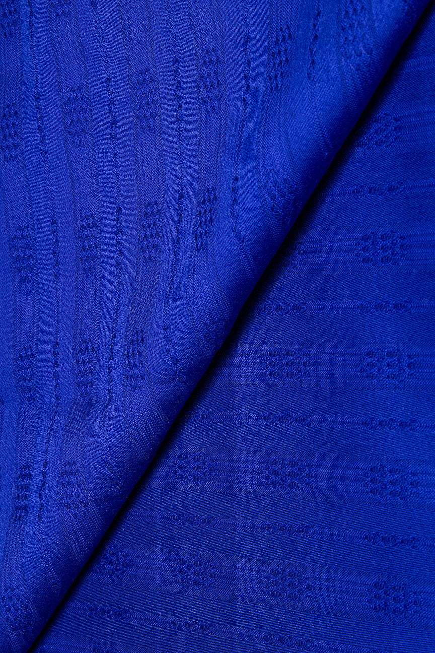 AVJ007-BLU - Atiku Voile - Royal Blue (5 yards)