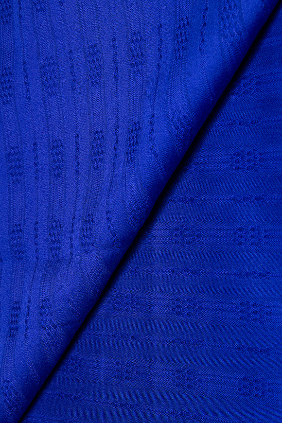 AVJ007-BLU - Atiku Voile - Royal Blue (5 yards)