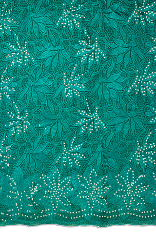 LFR237-TLG - French Lace - Teal Green