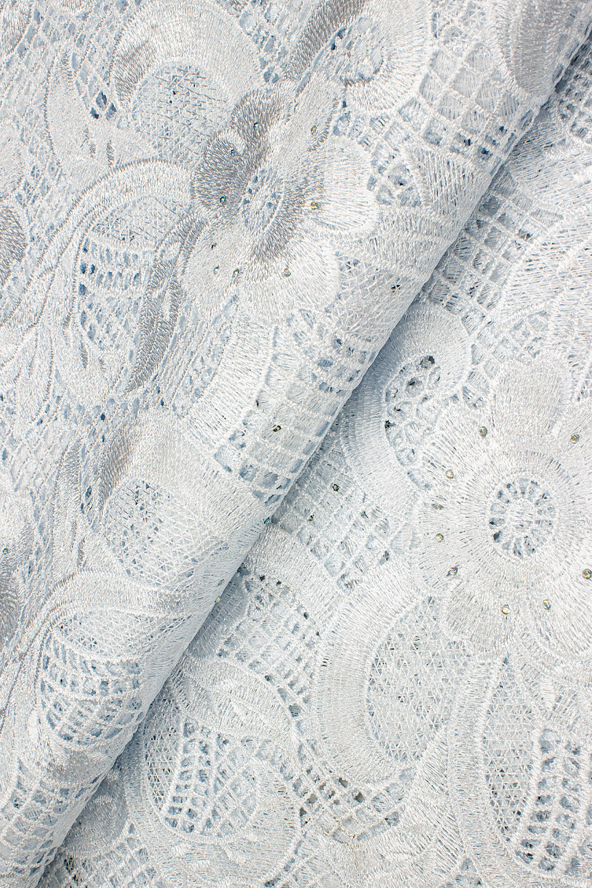 GPR092-WHT - Guipure Lace - White