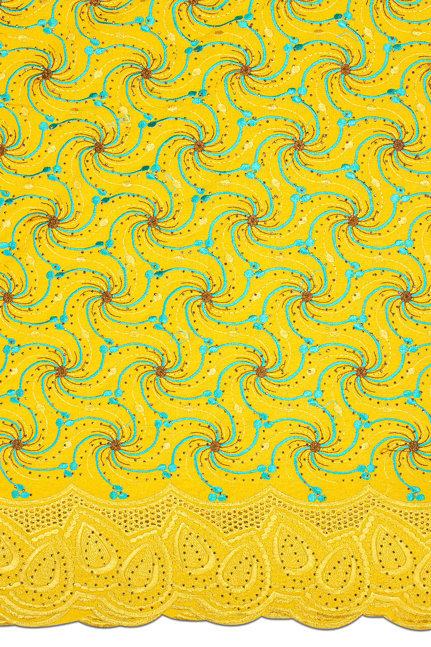 IRE629 -YEL - Voile Lace - Yellow