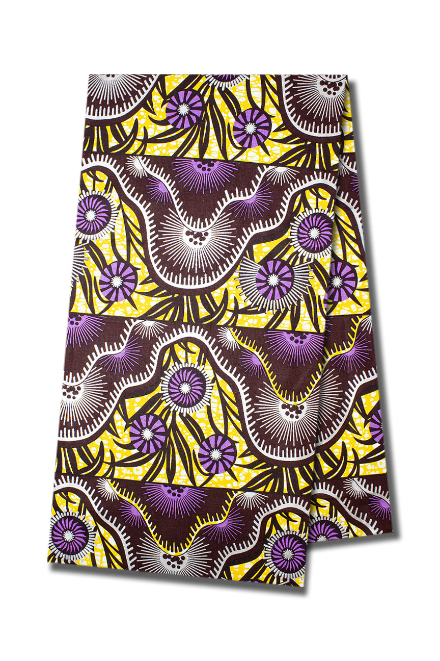 QWG067 - Top Quality Gold Wax Print