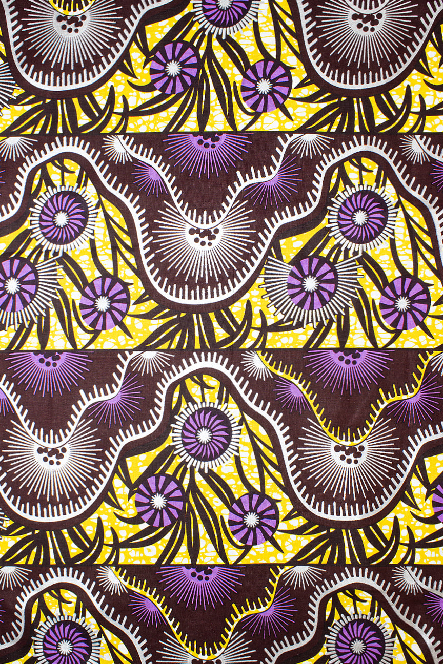 QWG067 - Top Quality Gold Wax Print