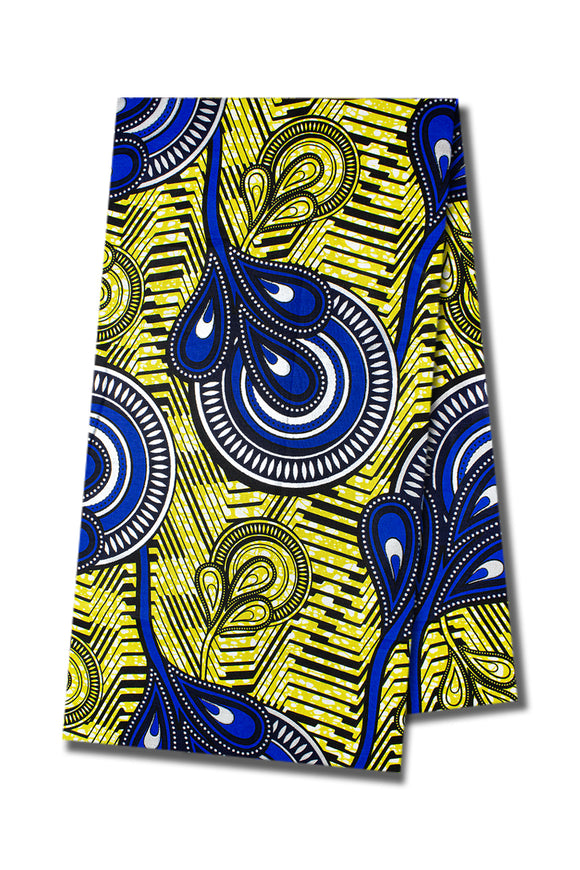 QWG059 - Top Quality Gold Wax Print