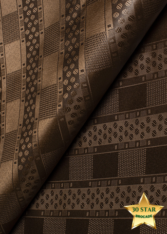 BTS001-CHO - 30 Star Wagambari - Chocolate Brown (10 yards)