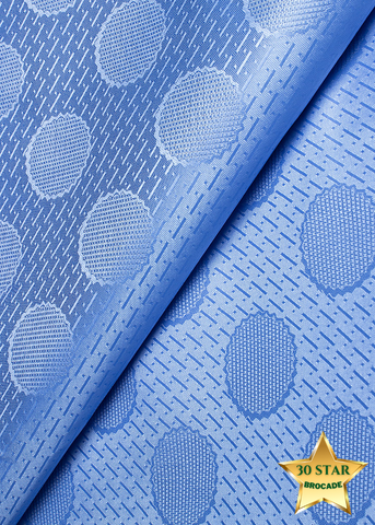 BTS002-SKB - 30 Star Brocade - Sky Blue (10 yards)