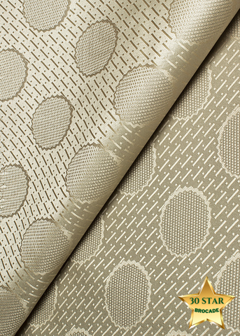 BTS002-STN - 30 Star Brocade - Stone (10 yards)