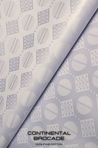 CNB004-ASH - Continental Brocade - Silver Ash (5 yards)