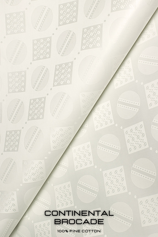CNB004-IVO - Continental Brocade - Ivory (5 yards)