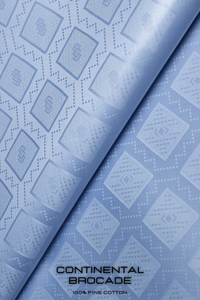 CNB005-SKB - Continental Brocade - Sky Blue (5 yards)