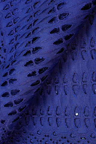 DRL006-NVB - Big Dry Lace - Navy Blue
