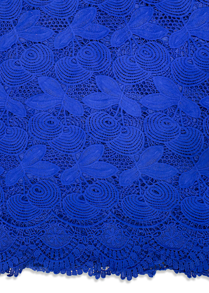 GPR071-RBL - Guipure Lace - Royal Blue