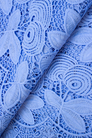 GPR071-SKB - Guipure Lace - Sky Blue