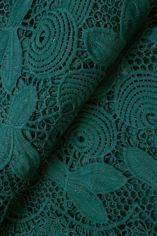 GPR071-TLG - Guipure Lace - Teal Green