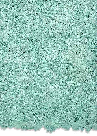 GPR072-AQM - Guipure Lace - Aquamarine Green