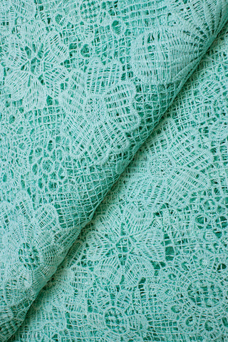 GPR072-AQM - Guipure Lace - Aquamarine Green