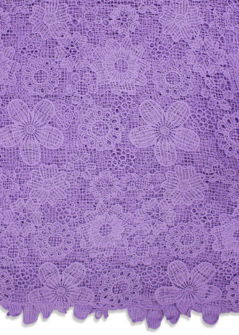 GPR072-LIL - Guipure Lace - Lilac