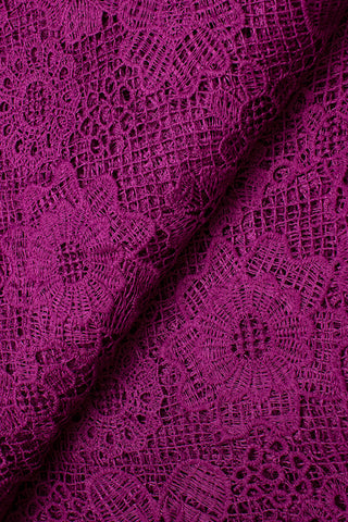 GPR072-MAG - Guipure Lace - Magenta